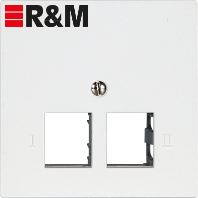 UP-Anschlussdose R&M 2×RJ45
