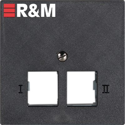 UP-Anschlussdose R&M 2×RJ45