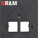 UP-Anschlussdose R&M 2×RJ45