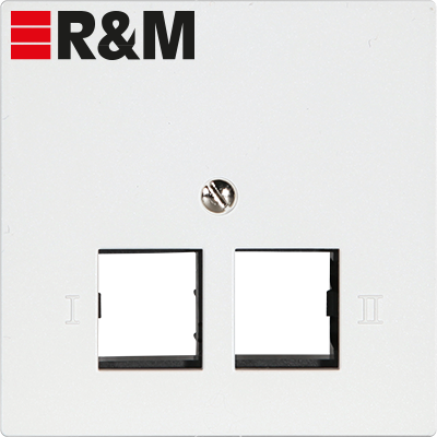 UP-Anschlussdose R&M 2×RJ45-
