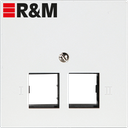 UP-Anschlussdose R&M 2×RJ45-