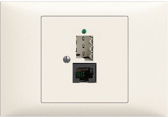 EB-Dose 1×T+T,1×RJ45/u 8P Edue