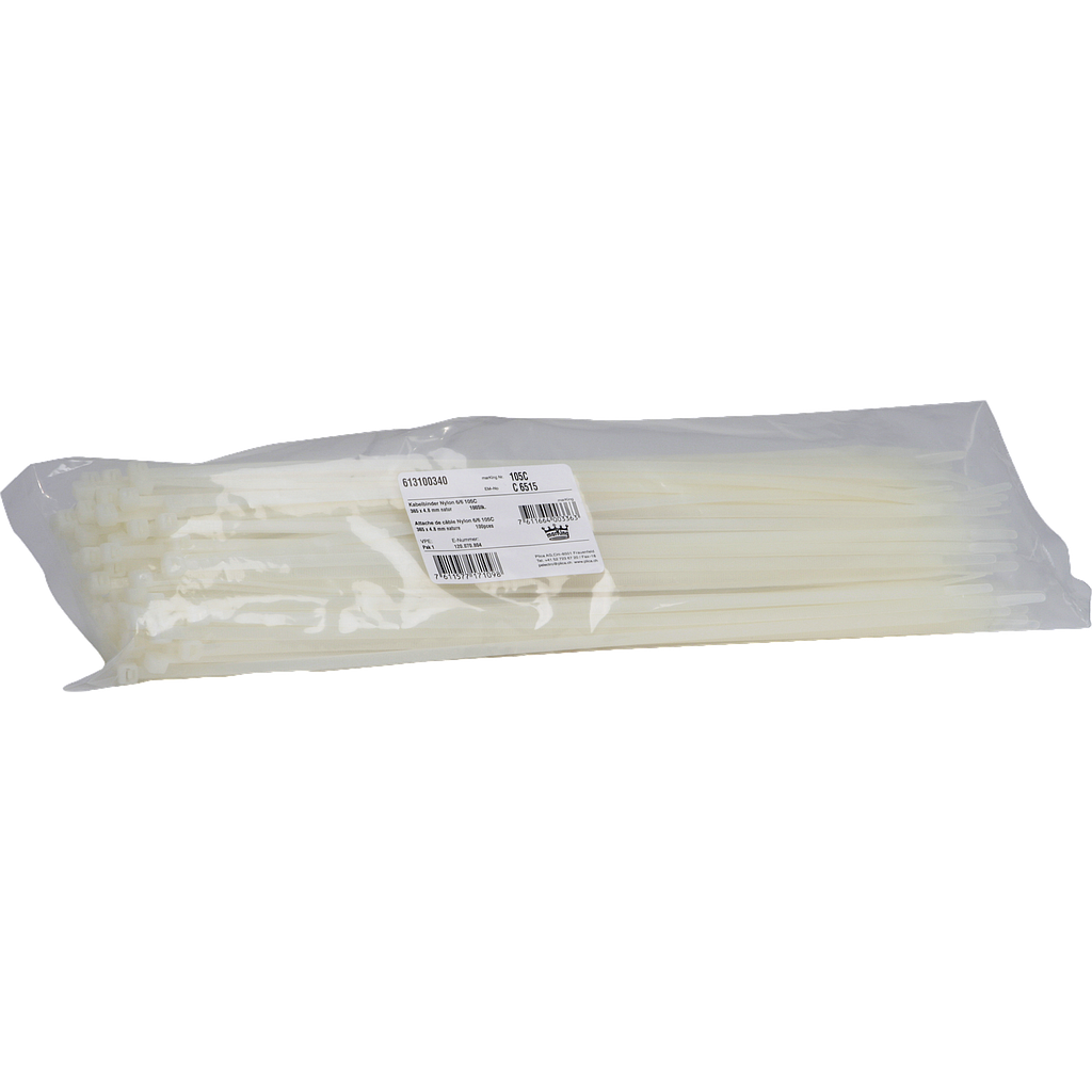 Kabelbinder Nylon 4,8/365mm ws