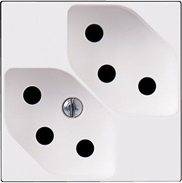EB-Steckdose ATO 2×T13 ws 2