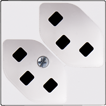 EB-Steckdose ATO 2×T23 ws 2