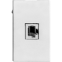 EB-Anschlussdose FLF 1×RJ45 ws