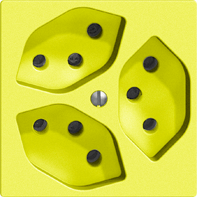 UP-Steckdose Edue 3×T13 lem