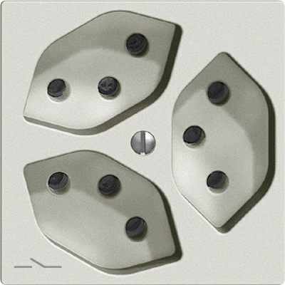 UP-Steckdose Edue 3×T13 1×S
