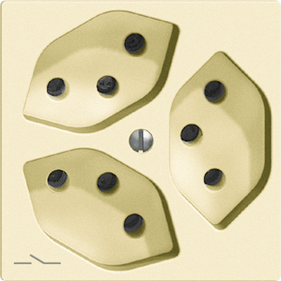 UP-Steckdose Edue 3×T13 1×S