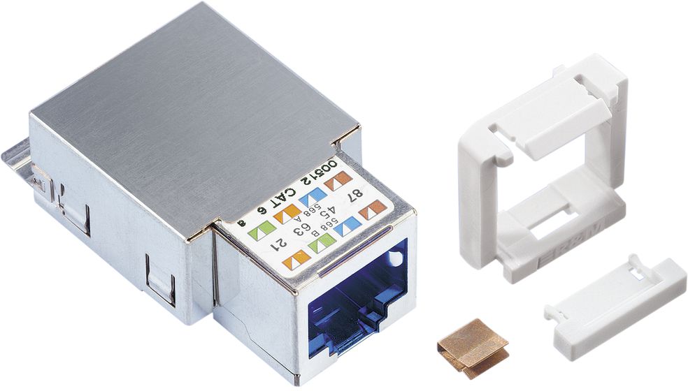 Anschlussmodul Kat.6,1×RJ45/s,