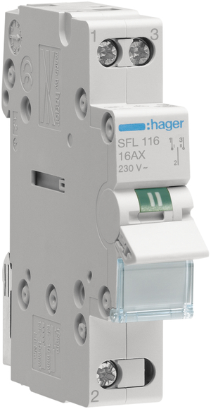REG-Kippschalter HA 16A 3/1L
