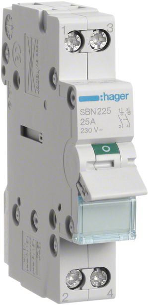 REG-Kippschalter HA 25A 0/2L
