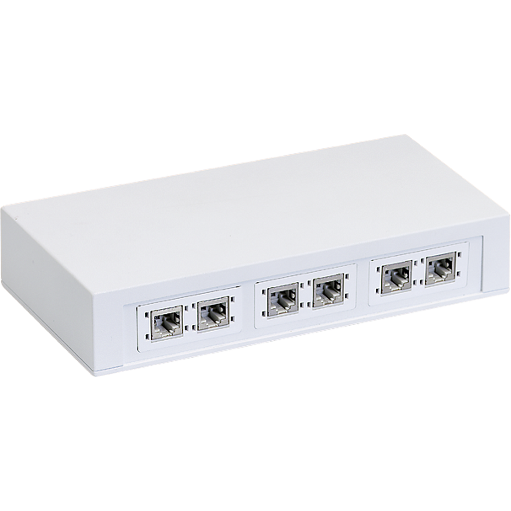Kompaktgehäuse R&M 6×1Port