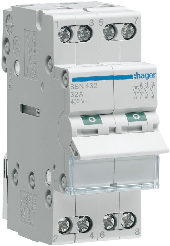 REG-Kippschalter HA 32A 0/4L