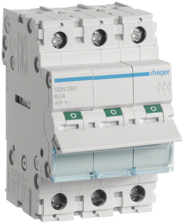 REG-Kippschalter HA 80A 0/3L