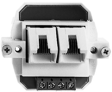 Einsatz BSE 2×RJ45 getrennt