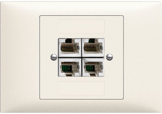 EB-Dose 4×RJ45/s 4P getr.Edue