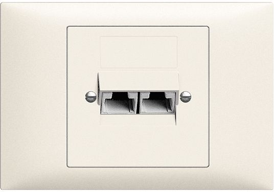 EB-Dose 2×RJ45/u 8P getr.Edue