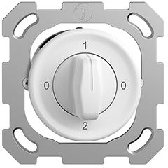 UP-Drehschalter SDUE 2/1L ws
