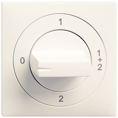 UP-Drehschalter Edue 1/1P ws,