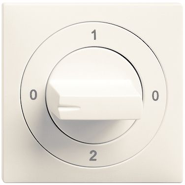 UP-Drehschalter Edue 2/2P ws,
