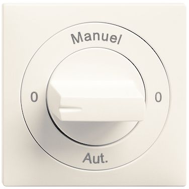 UP-Drehschalter Edue 2/1L ws