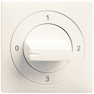 UP-Drehschalter Edue 5/1P ws,