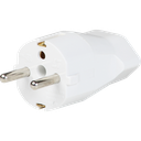 Übergangsstecker Schuko/12 ws