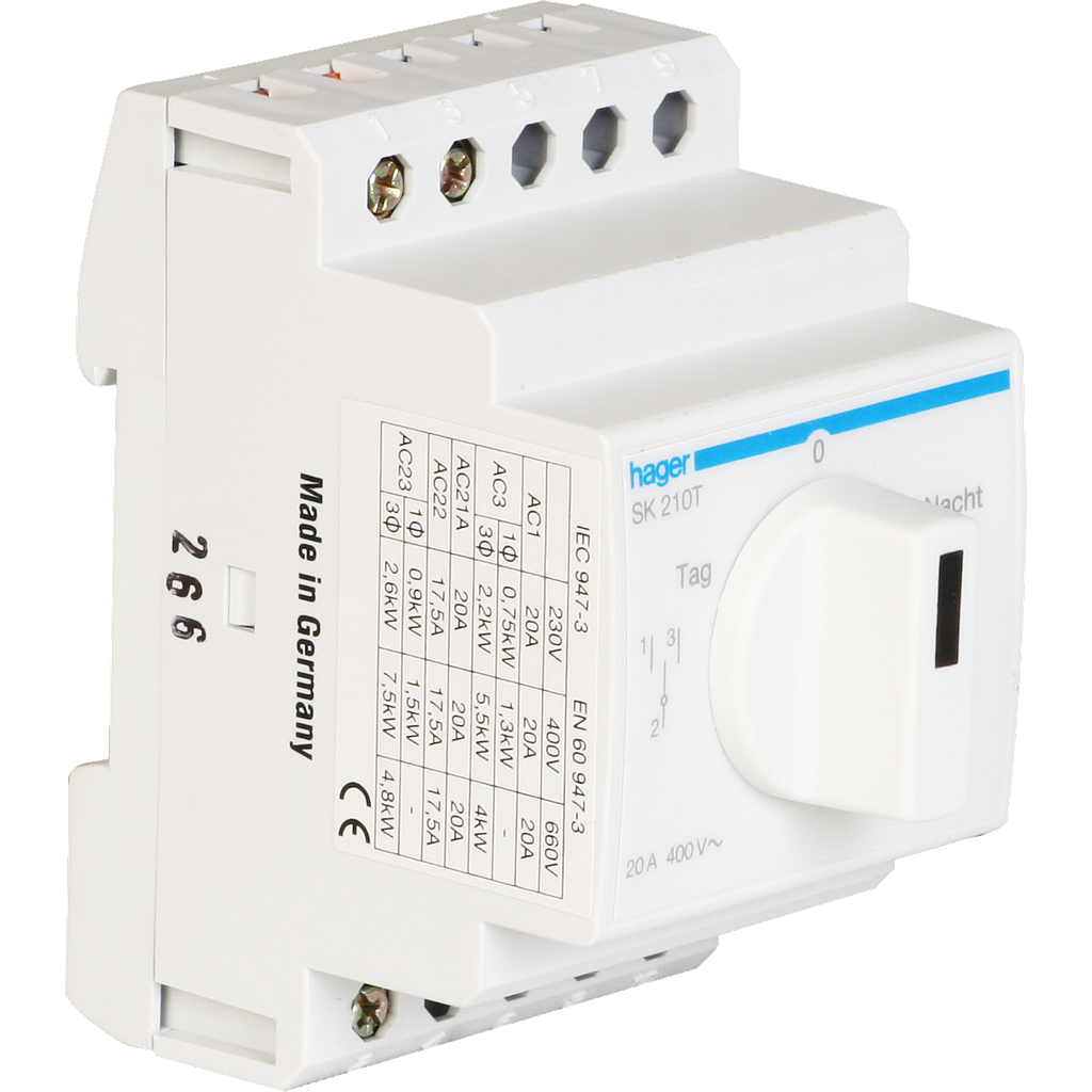 EB-Drehschalter HA 20A 2/1L