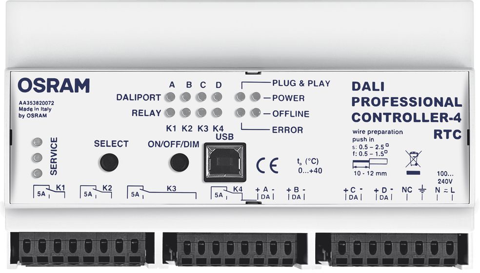 REG-Steuergerät DALI PRO Cont-