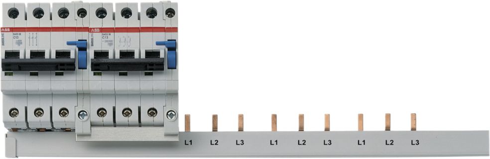 Kammschiene 3L+N, L1,L2,L3+9mm