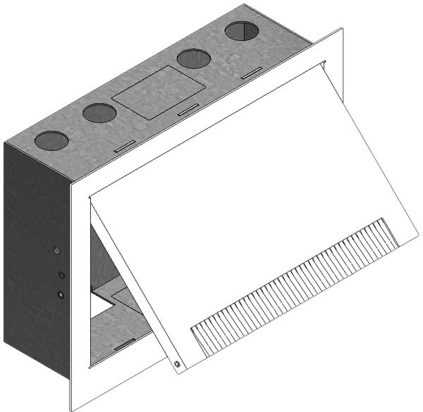 Wandanschlussdose ws 250×180×