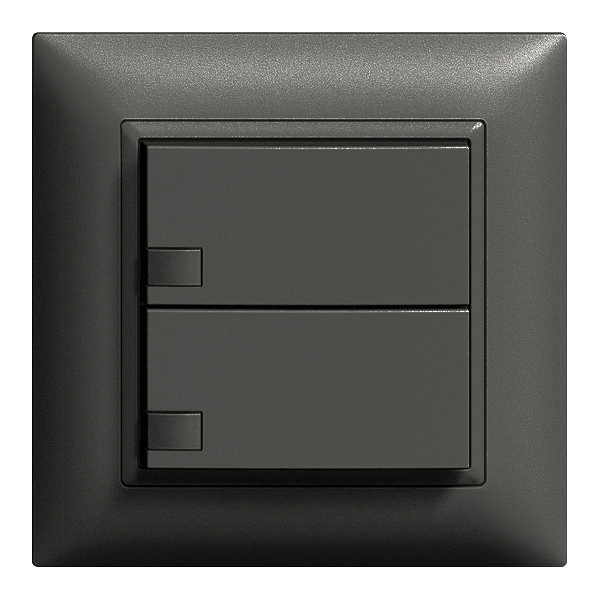 UP-Taster KNX 2-fach Edue sz