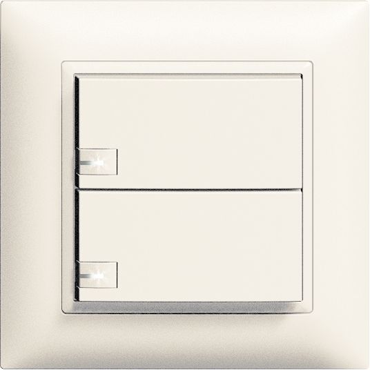UP-Taster KNX 2-fach Edue ws