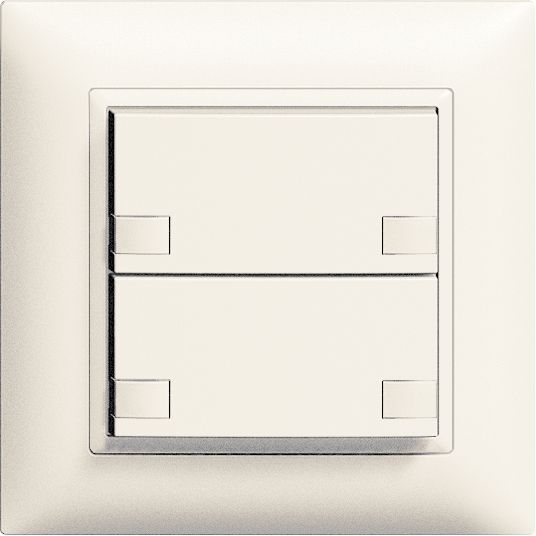 UP-Taster KNX 2-fach Edue ws