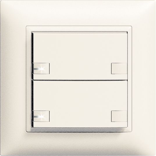 UP-Taster KNX 2-fach Edue ws