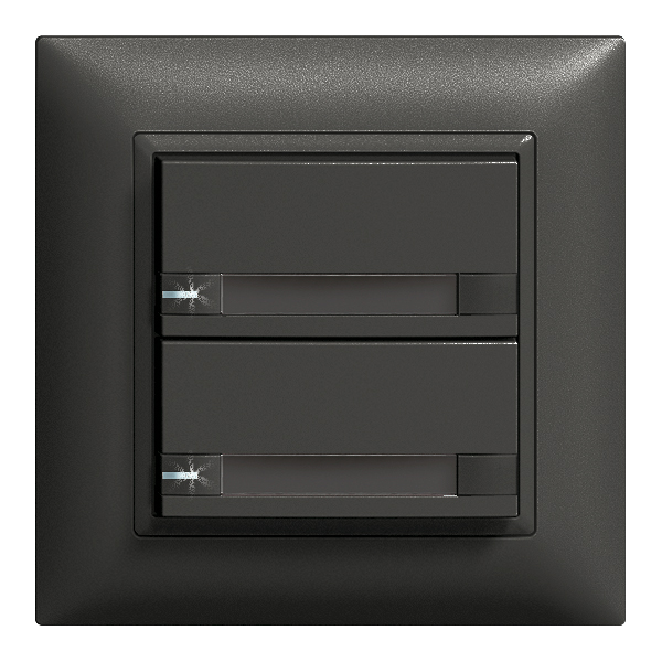 UP-Taster KNX 2-fach Edue sz