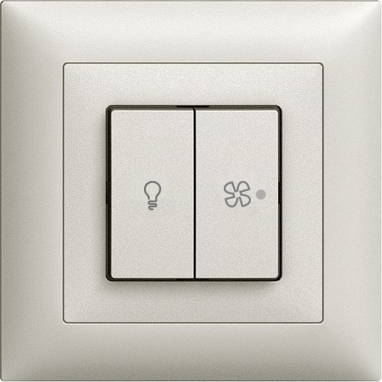 UP-Schalter f.Licht u.Ventilat