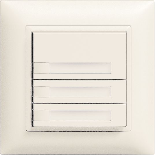 UP-Taster KNX 3-fach Edue ws