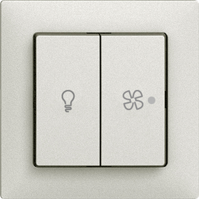 Schalter f.Licht+Ventilation
