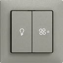 Schalter f.Licht+Ventilation