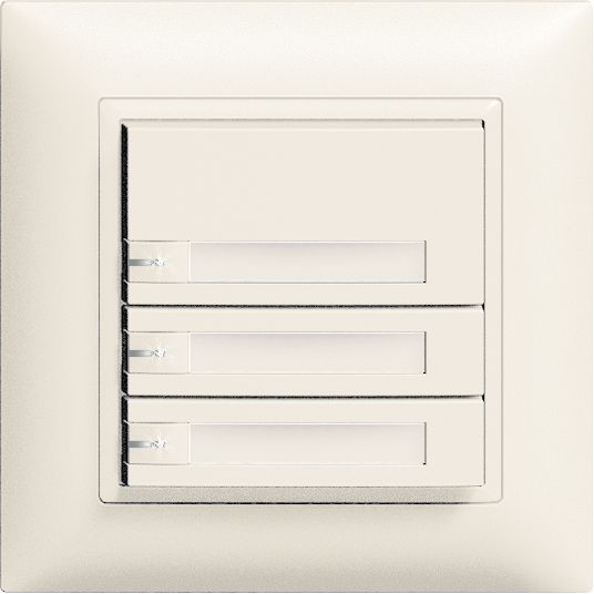 UP-Taster KNX 3-fach Edue ws
