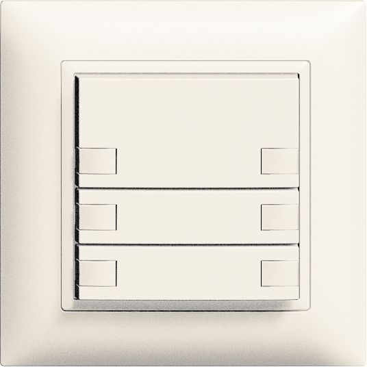 UP-Taster KNX 3-fach Edue ws