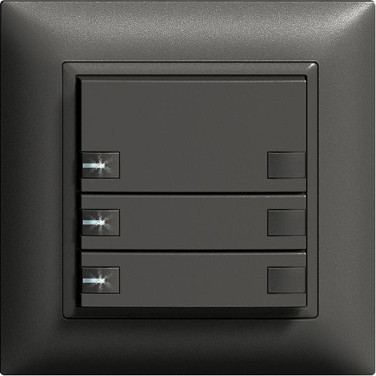 UP-Taster KNX 3-fach Edue sz