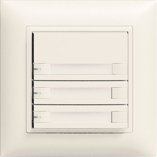 UP-Taster KNX 3-fach Edue ws