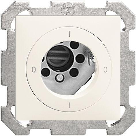 UP-Drehschalter Edue 0/2P ws,