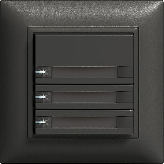 UP-Taster KNX 3-fach Edue sz