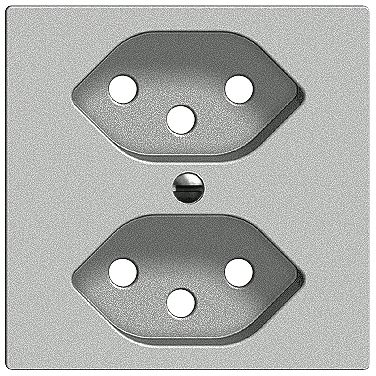 Frontplatte Edue 2×T13 si