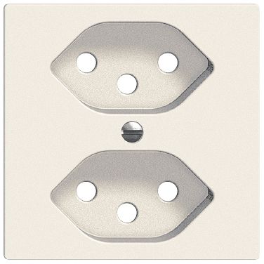 Frontplatte Edue 2×T13 ws