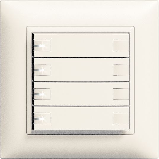 UP-Taster KNX 4-fach Edue ws